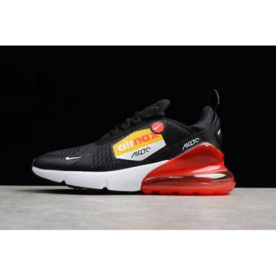 Nike Erkek Air Max 270 Siyah / Sarı / Kırmızı Koşu Ayakkabısı Türkiye - CF2SV9IT